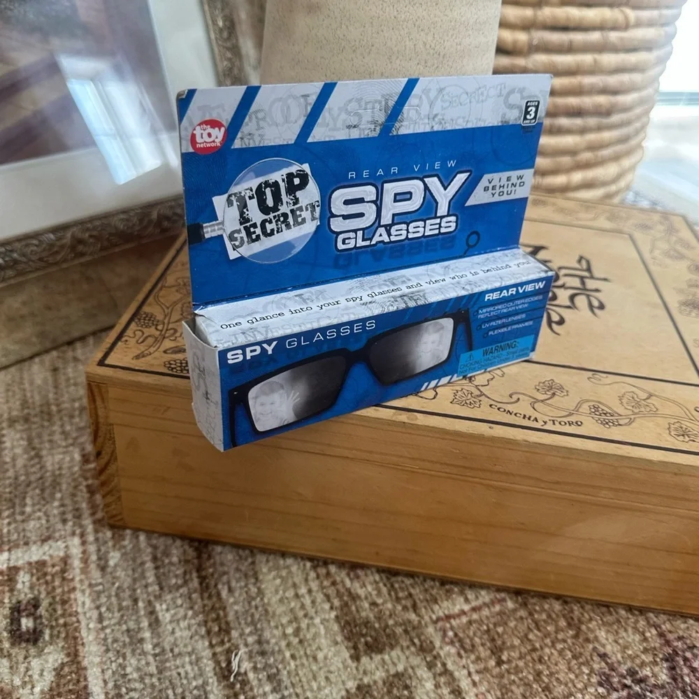 New Children’s Detective Spy Glasses Rear View Top Secret UV Sunglasses